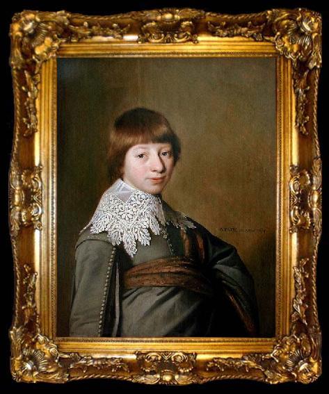 framed  unknow artist Portrait de jeune garcon, ta009-2